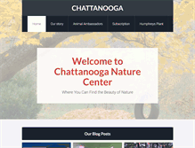Tablet Screenshot of chattanooganaturecenter.org
